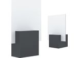 Eglo 98745 Adamello Lampada Da Parete Per Esterni A Led 6W Bianco Nero Bianco Caldo IP44