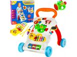 Malplay Girello Per Bambini Girello Per Bambini Con Piatti E Tromba Girello Per Bambini Girello Per Bambini Musica Dalla Nascita Regalo Colorato