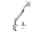Supporto Per Monitor Con Molla A Gas Supporto Per Scrivania Braccio Per Monitor Girevole Inclinazione Rotazione 13"-32"" Fino A 9 Kg Vesa 75X75 100X100 (Grigio)"