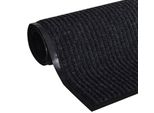 Zolta Zerbino 120X180 Cm Per Esterni E Interni - Zerbino Lavabile - Zerbino Per Esterni - Zerbino Antiscivolo - Zerbino Antiscivolo - Tappetino Per Scarpe Porta D'ingresso - Nero