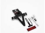 Zieger Classic Porta Targa Completo Compatibile Con Kawasaki Z800 Bj 2013-16 / Z800 E Bj 2013-16