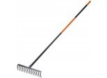 Rastrello Kadax "Kisa"", Rastrello Da Giardino In Metallo, 14 Denti"