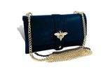 Pochette Toscanto Blu Scuro In Pelle D2OTTM803SB