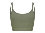 Sf Women SK230 | Top Con Cappuccio Da Donna Per Una Moda Sostenibile - Colore: Khaki - Taglia: Xs