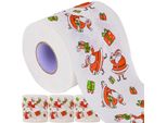 Carta Igienica Con Motivo Natalizio Babbo Natale Decorazione Natalizia Per Bagno Ospiti Wc Ufficio Negozio Scherzo Idea Regalo Per Natale 20353