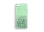 Custodia In Silicone Wozinsky Star Glitter Per Samsung Galaxy S21 5G - Verde KP9953