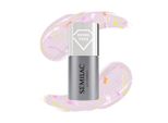 Semilac Top Coat Per Vernici Ibride No Wipe Matte - Peach Galaxy (Senza Hema) 7Ml