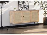 Sideboard Gutmann Factory, Beige (Natur), B:145Cm H:80Cm T:42Cm, Sideboards, Sideboard, Kommode, Breite 145 Cm