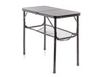 Tavolo Da Campeggio Toboli Nero 80X40Cm Regolabile In Altezza A 31/45/56/70 Cm Tavolo Pieghevole In Alluminio Tavolo Pieghevole Da Esterno Per Campeggio, Giardino E Balcone, Tavolo Da Campeggio Pieghevole