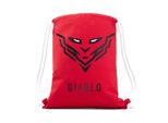 Diablo Zaino Sportivo Per La Scuola | Tasca Laterale Con Zip Per Videogiocatori Con Logo Diablo Chairs | Rosso