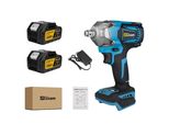 Avvitatore A Impulsi Elettrico, Coppia 1200 N-M, Velocità 6700 Giri/Min, 2 Batterie