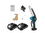 Motosega Elettrica A Batteria, Motore Brushless, Compatibile Con Batteria Da 18 V, 2 Batterie