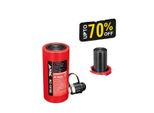 Martinetto Idraulico, Portata 10 Tonnellate, Altezza Di Sollevamento 100 Mm, Doppio Effetto ,