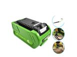 Batteria Agli Ioni Di Litio, Ricaricabile, Capacità 6000Mah, Compatibile Con Gli Utensili Greenworks , 1 Pezzo