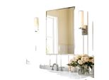 Specchio Da Bagno Senza Cornice, Design Rettangolare, Chiarezza Ad Alta Risoluzione, 32X24 Pollici