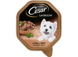 Ciotola Cesar Di Cucina Contadina Con Tacchino E Manzo In Una Deliziosa Salsa 150G