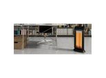 Olimpia Splendid 99579 Stufetta Elettrica Infrarossi 1100W Nero 2 Livelli Oscillante