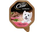 Cesar Cibo Umido Cucina Contadina Con Vitello E Tacchino In Salsa 150G
