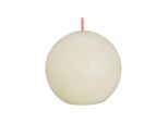 Bolsius Kugelkerze Rustiko Shine ø8Cm Weiche Perle