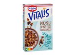 Oetker Vitalis Senza Zuccheri Aggiunti Muesli Croccante Al Cioccolato Confezione Da 400 G