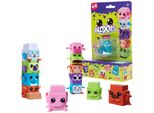 Simba 105952627 - Bloxies Figure (4 Pz.) - Mattoncini Animali Da Impilare E Collezionare Con Effetto Movimento, Giocattolo Per Bambini Dai 3 Anni In Su, Selezione Casuale In Confezione A Sorpresa