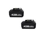 Batteria Makita 18V Agli Ioni Di Litio, Capacità 6000Mah, Ricambio Compatibile, 6,0AH-2 Pezzi