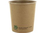 Papstar 87266 Papstar Bicchiere Per Zuppa "Puro"", Rotondo, 470 Ml, Marrone"