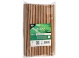 Papstar 88072 Papstar Strohhalme Pure Flexibel Braun