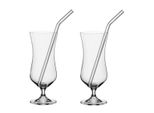 Set Di Bicchieri Da Cocktail Bohemia Bar Selection Con Cannuccia 420Ml Set Di 2