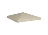 Vidaxl Padiglione Tetto 310 G/M² 3×3 M Beige