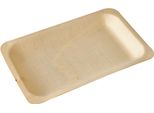 Papstar Piatto Per Finger Food In Legno Puro 195X140Mm 50 Pezzi 1 Confezione