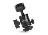 Walimex Pro Mini Ball Head Single Shoe Con Slitta A Contatto Caldo, Attacco Da 1/4 Di Pollice, Caricabile Fino A 5 Kg, Testa Del Treppiede Ruotabile Di 360° E Orientabile Di 180°, Attrezzatura Per Fotocamere, Luce Led, Smartphone
