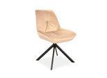 Sedia Girevole Jadrana 1 - Beige / Nero