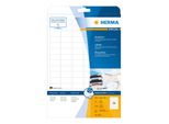 Etichette Inkjet A4 Bianco 30,5X16,9 Mm Carta Opaca 2400 Pz.