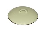 Coperchio Riess Con Bordo Cromato Ø16Cm Smalto Giallo Pastello