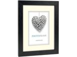 Cornice In Legno Zep Regent Nero 50X70 Cm Con Passe-Partout 40X60 Cm