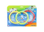 Toi-Toys - Anelli Subacquei Splash (3 Pezzi) Anelli Subacquei Giocattolo D'acqua