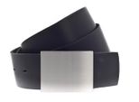 Vanzetti Pelle Cintura Classics 40Mm Leather Belt W85 Black Nero