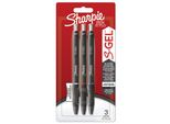 Sharpie 2136596 3X1 Sharpie S-Gel 0,7 Mm Schwarz/Blau/Rot