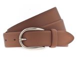 Vanzetti Pelle Cintura 30Mm Leather Belt W95 Cognac Marrone