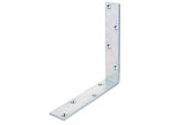Alberts 329990 Angolo Di Trave, Isoscele, Zincato, Passivato A Film Spesso, 200 X 200 X 40 Mm, Set Da 4