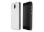 Caseroxx Cover Protettiva In Tpu Compatibile Con Gigaset GS80, Custodia In Gomma Per Cellulare Bianco-Trasparente