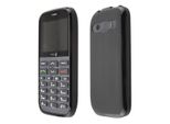 Caseroxx Cover Protettiva In Tpu Compatibile Con Doro 1370 / 1372, Custodia In Gomma Per Cellulare Nera