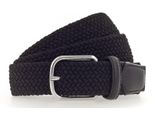 Vanzetti Cintura Braided Women's Belt W80 Black Nero