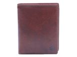Esquire Pelle Portafoglio Dallas Wallet High Brown Marrone