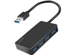 Logilink UA0396 Hub Logilink Usb 3.2 Gen1, 4 Porte, Nero