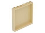 Lego® 1X6X5 Pannelli Elemento Da Parete Beige Chiaro - 59349 Nuovo! Quantità 50X