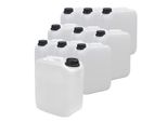 Plasteo® 10 X 5 Litri Tanica Per Acqua Da Campeggio Tanica Per Alimenti Sicura Bpa Free Gastronomia Commerciale Campeggio Caravan Interno Esterno