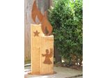 Candela Johann In Legno E Acciaio Inox