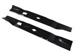 2 X 55,5 Cm Set Di Lame Per John Deere LTR155 LTR166 LTR180 Ltr 155 166 180